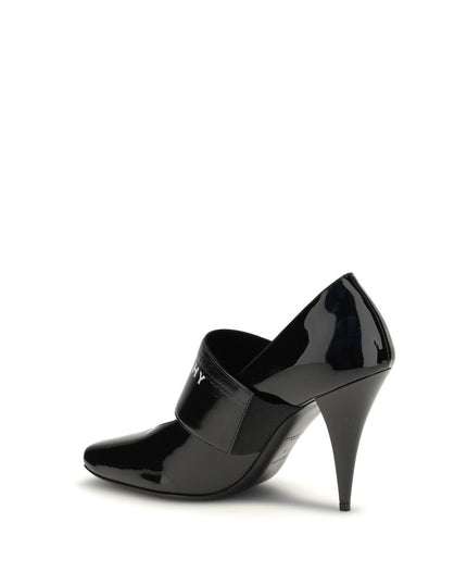 Givenchy Black Calf Leather Bos Taurus High Heel Pumps