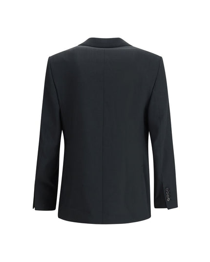 Ami Paris Gray Fleece Wool Clothing