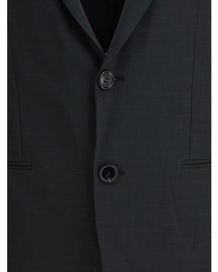 Ami Paris Gray Fleece Wool Clothing