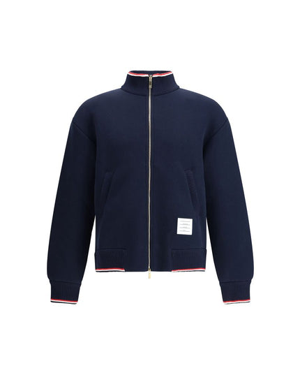Thom Browne Blue Cotton Bomber