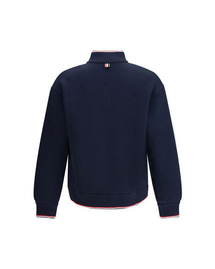 Thom Browne Blue Cotton Bomber
