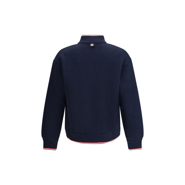 Thom Browne Blue Cotton Bomber