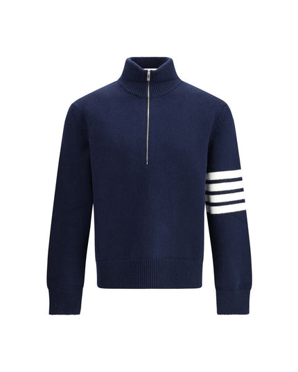 Thom Browne Sweater with 4-Bar intarsia
