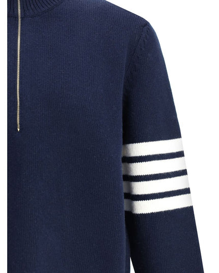 Thom Browne Sweater with 4-Bar intarsia