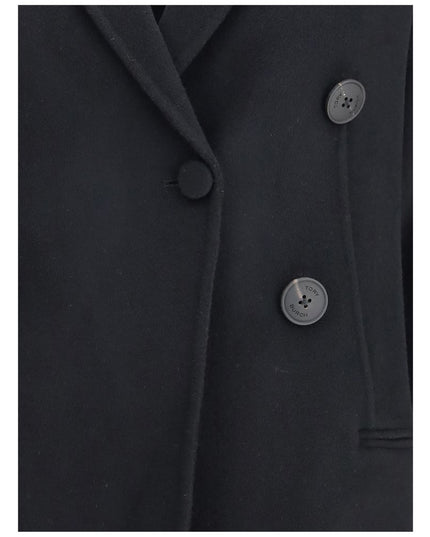 Tory Burch Black Wool Coat