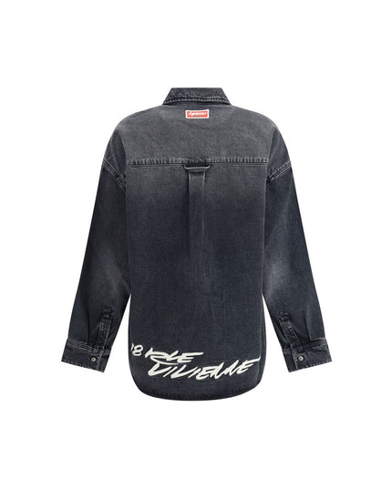 Kenzo Black Denim Shirt