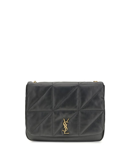 Saint Laurent Black Lamb Ovis Aries Aries Shoulder Bag