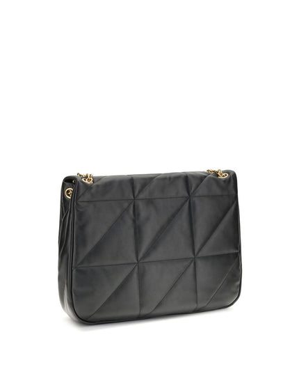 Saint Laurent Black Lamb Ovis Aries Aries Shoulder Bag