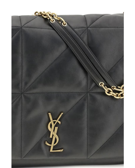 Saint Laurent Black Lamb Ovis Aries Aries Shoulder Bag
