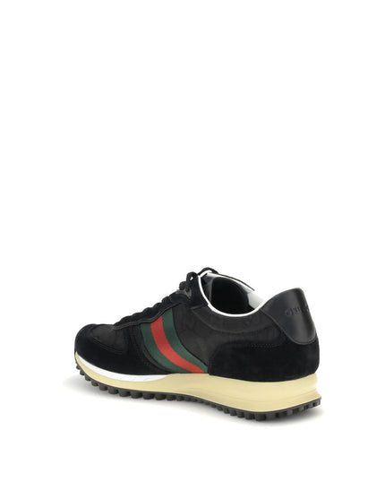 Gucci Black Polyamide Athletic Sneakers