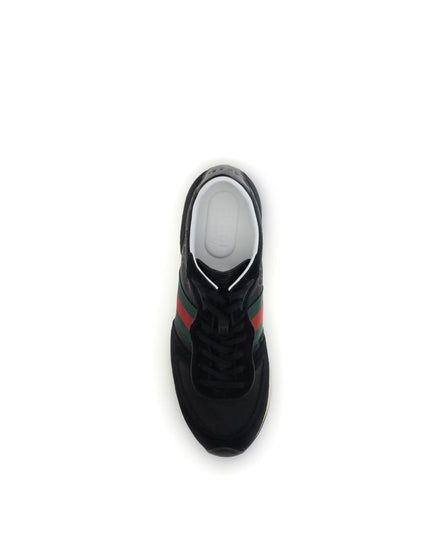 Gucci Black Polyamide Athletic Sneakers
