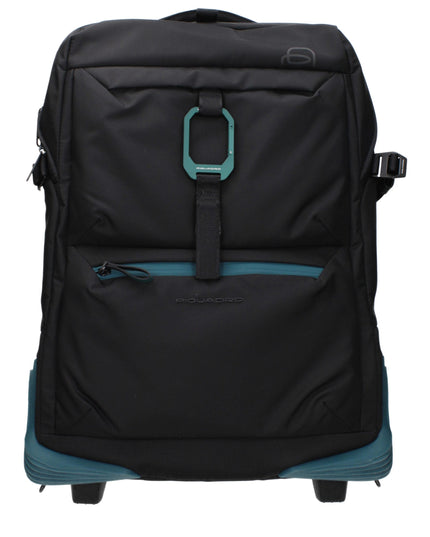 Piquadro Black Fabric Luggage And Travel