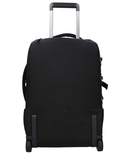 Piquadro Black Fabric Luggage And Travel