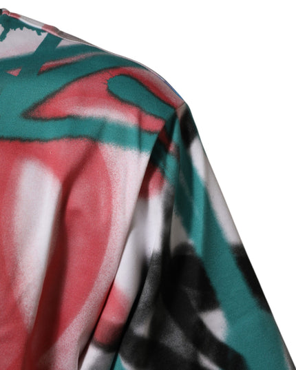 Dolce & Gabbana White Graffiti Crew Neck Short Sleeves T-shirt