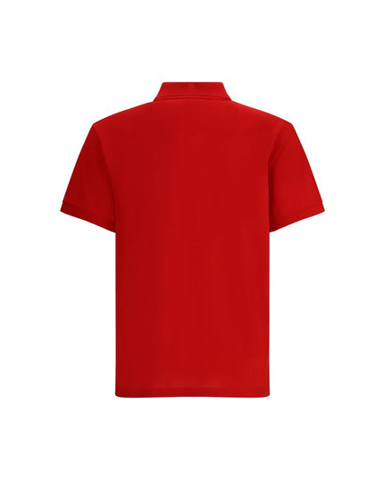 Alexander McQueen Red Cotton Polo Shirt