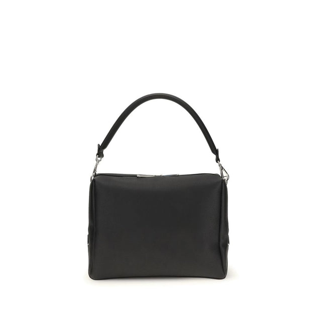 Fendi Black Calf Leather Bos Taurus Shoulder Bag