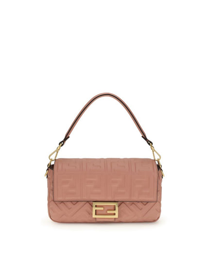 Fendi Multicolor Calf Leather Bos Taurus Shoulder Bag