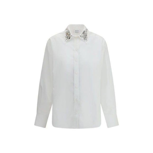 Alexander McQueen White Cotton Dress Shirt