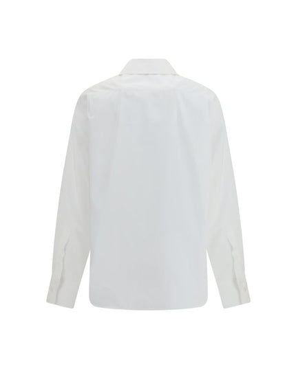 Alexander McQueen White Cotton Dress Shirt