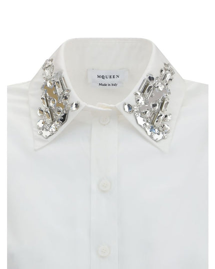 Alexander McQueen White Cotton Dress Shirt