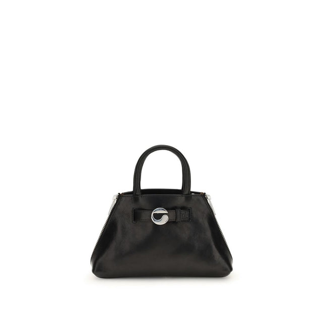 Coperni Black Calf Leather Bos Taurus Shoulder Bag