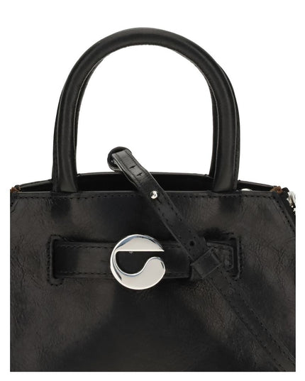 Coperni Black Calf Leather Bos Taurus Shoulder Bag