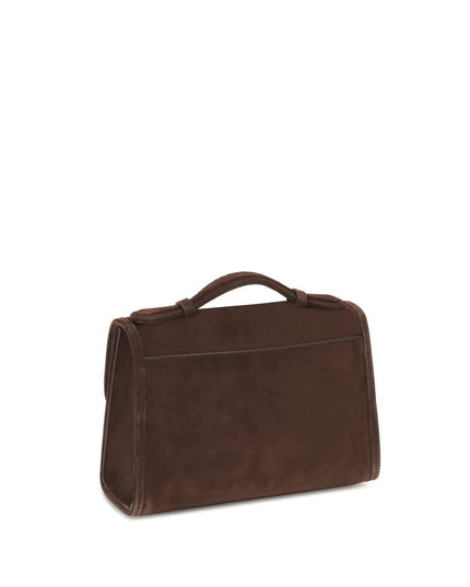 Gabriela Hearst Brown Leather Shoulder Bag