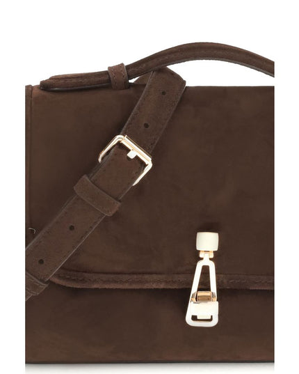 Gabriela Hearst Brown Leather Shoulder Bag
