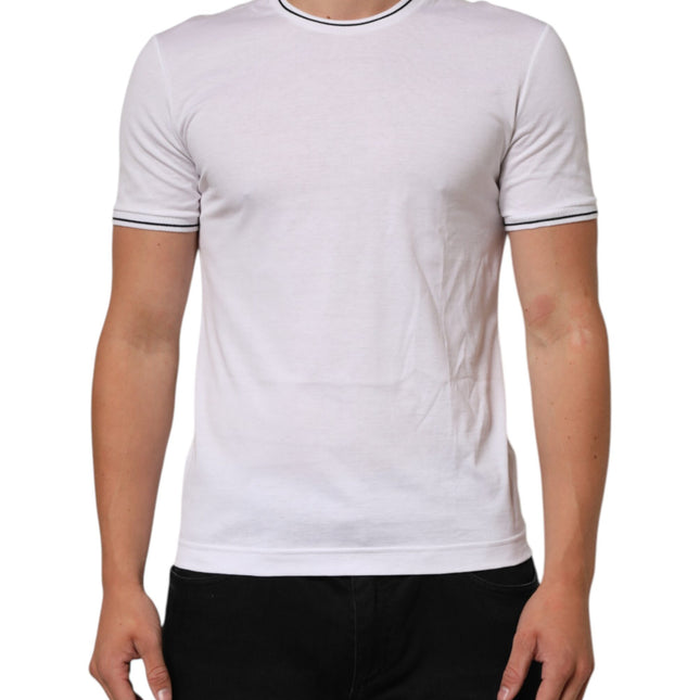 Dolce & Gabbana White Short Sleeves Round Neck Men Underwear T-shirt