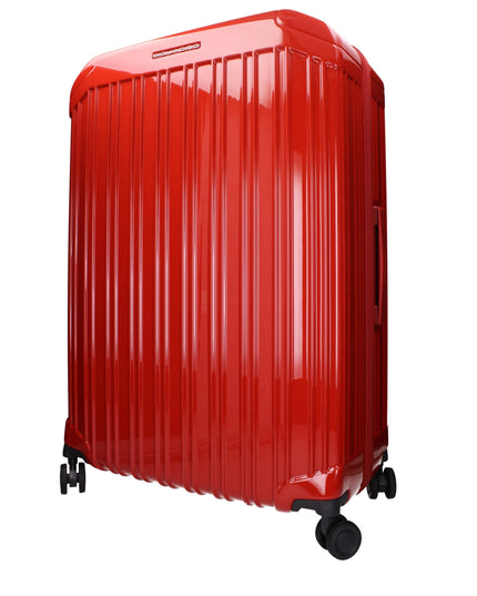 Piquadro Red Polycarbonate Luggage And Travel