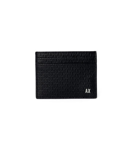 Armani Exchange Black Leather Wallet