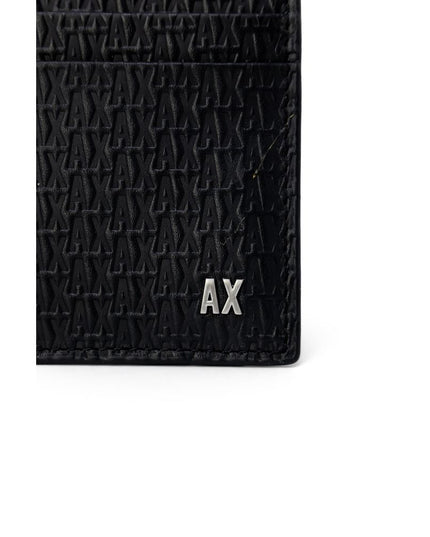 Armani Exchange Black Leather Wallet
