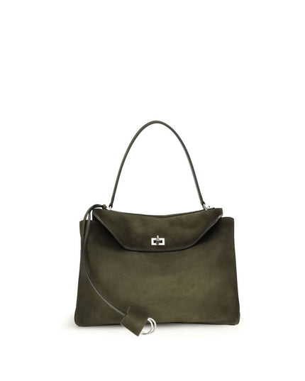 Balenciaga Green Calf Leather Bos Taurus Shoulder Bag