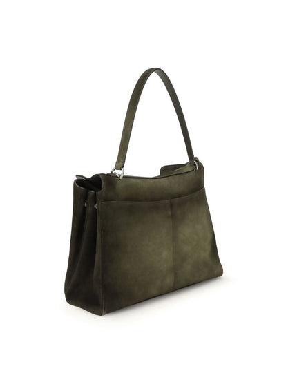 Balenciaga Green Calf Leather Bos Taurus Shoulder Bag