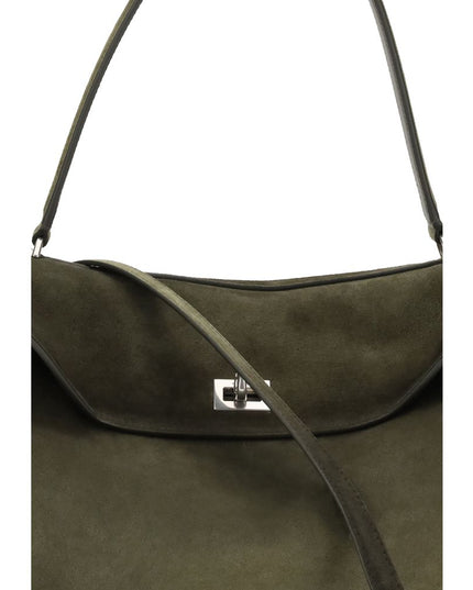 Balenciaga Green Calf Leather Bos Taurus Shoulder Bag