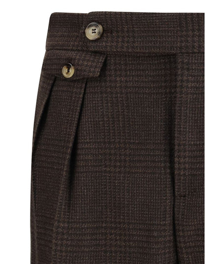 Brunello Cucinelli Brown Wool Two-Piece Suit