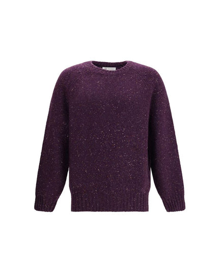 Brunello Cucinelli Purple Cashmere Sweatshirt