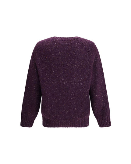 Brunello Cucinelli Purple Cashmere Sweatshirt