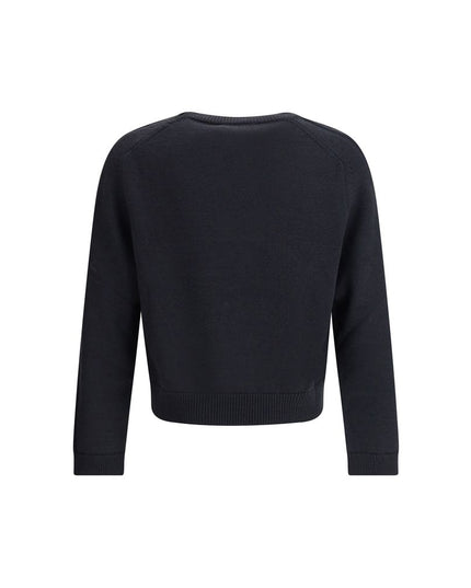 Our Legacy True Roundneck in Off Black Rustic Merino