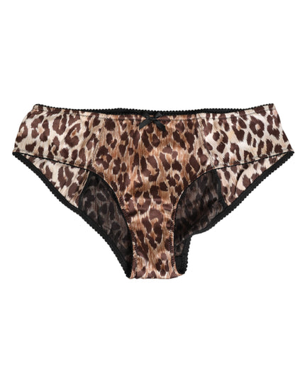 Dolce & Gabbana Multicolor Leopard Print Girdle Panty Underwear