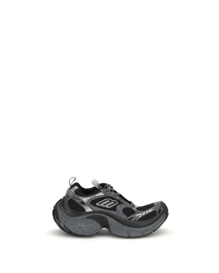 Balenciaga Black Polyethylene Athletic Sneakers