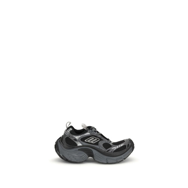 Balenciaga Black Polyethylene Athletic Sneakers