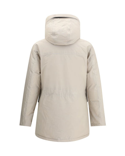 Woolrich Beige Cotton Parka