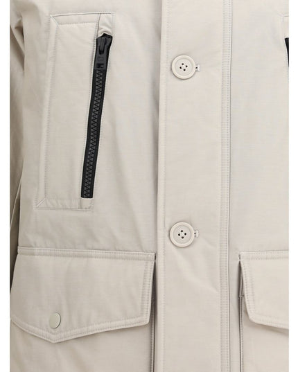 Woolrich Beige Cotton Parka