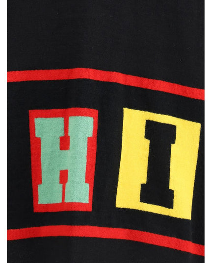 Comme Des Garçons Crewneck Sweater with colorful lettering