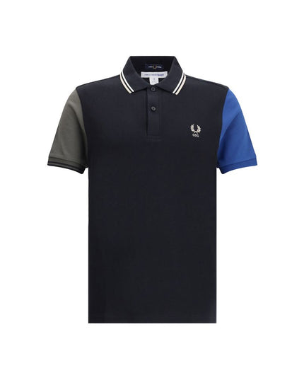 Comme Des Garçons Black Cotton Polo Shirt