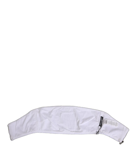 Dolce & Gabbana White Nylon Strapless Corset Top Underwear