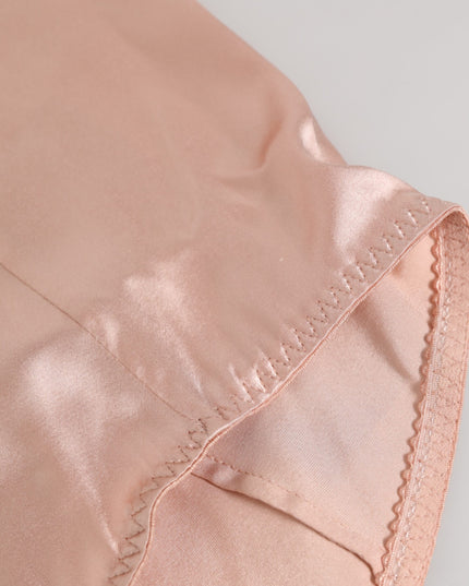 Dolce & Gabbana Pink Acetate High Waist Shorts Panty Underwear