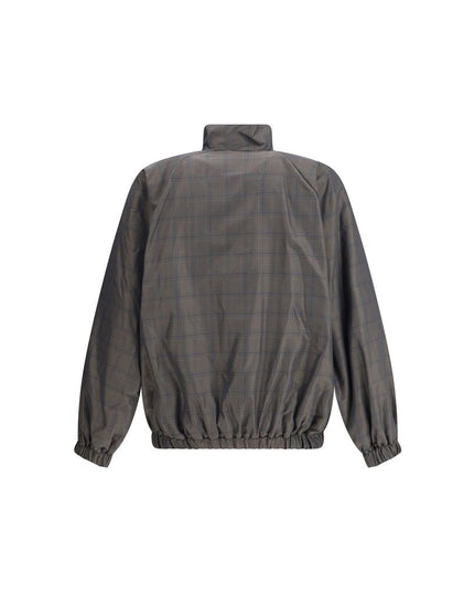 Balenciaga Brown Cotton Shell Jacket