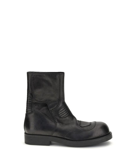 MM6 Leather Ankle Boots